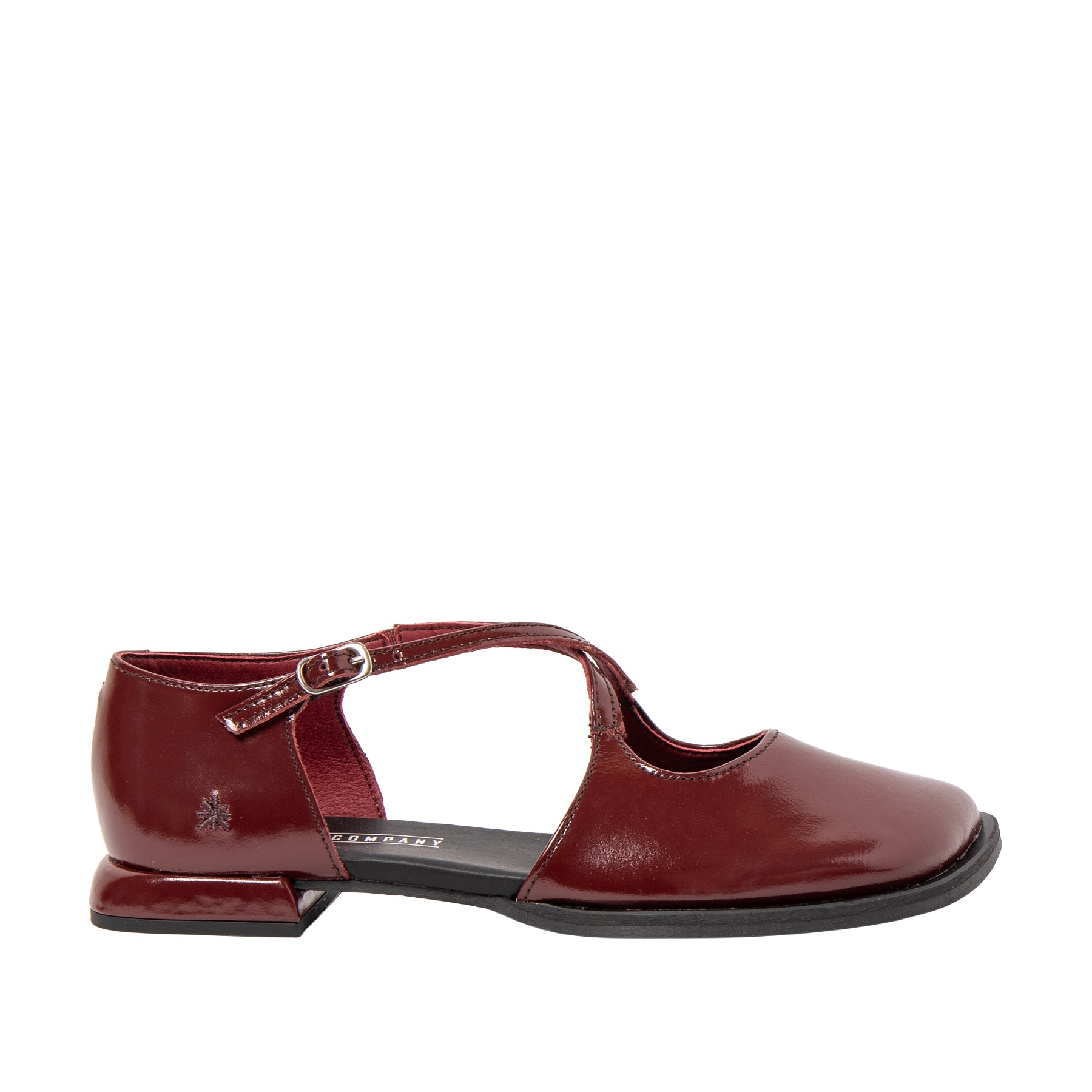 Art 2002 buckle burgundy shoe