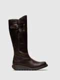 Fly Mol 2 Rug Dark Brown Knee high boot