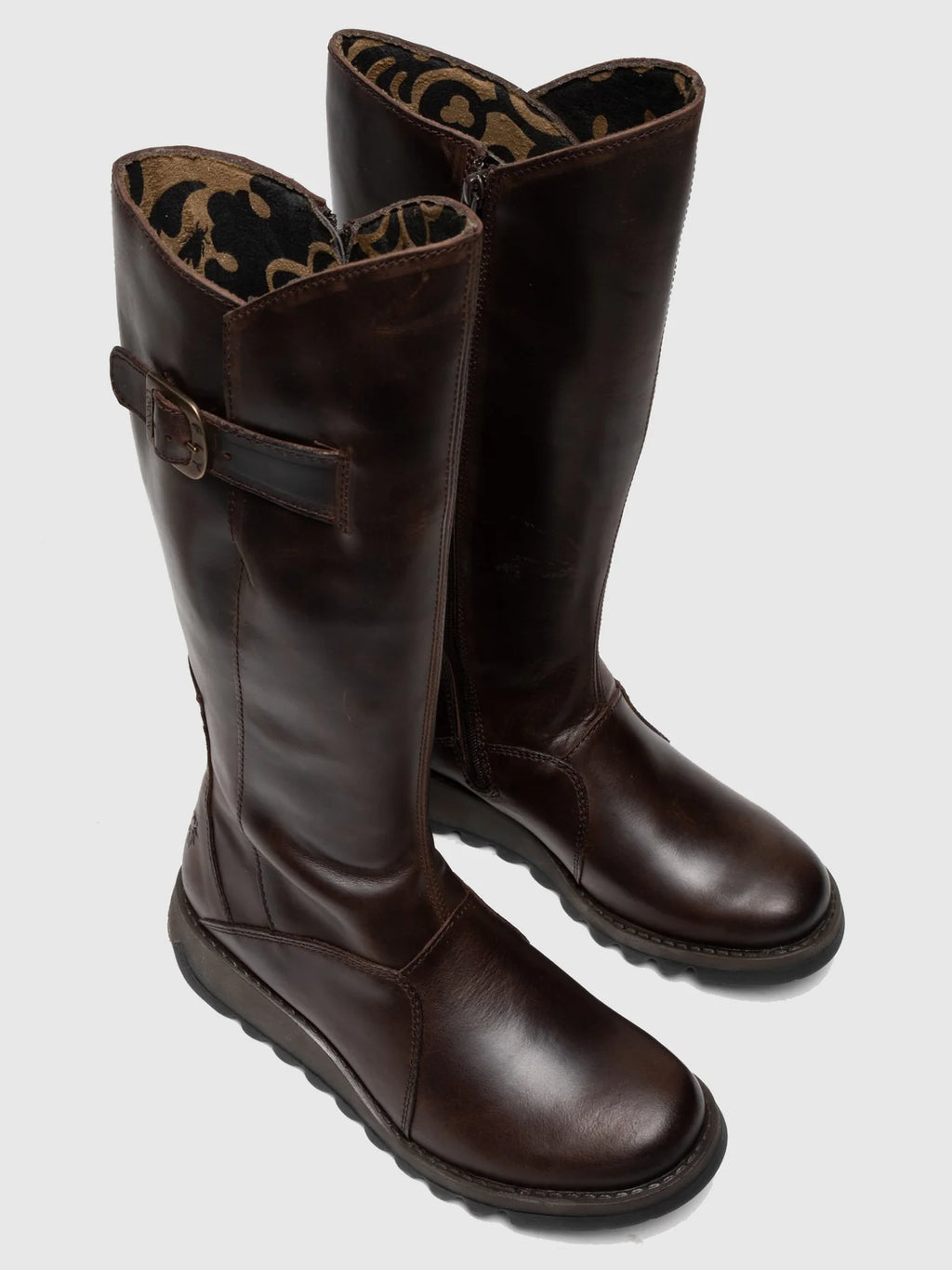 Fly Mol 2 Rug Dark Brown Knee high boot