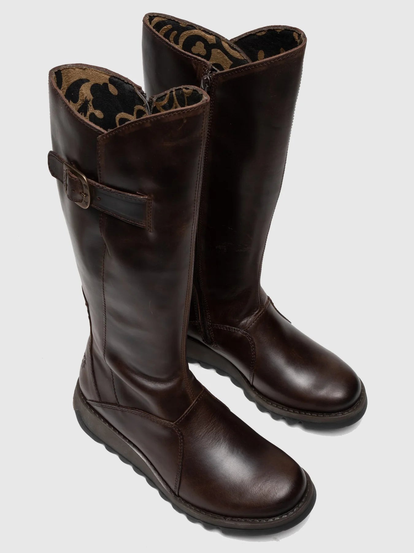 Fly Mol 2 Rug Dark Brown Knee high boot