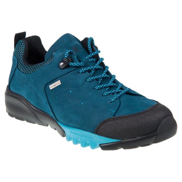 Waldlaufer H-Amiata Lagos turquoise waterproof shoe