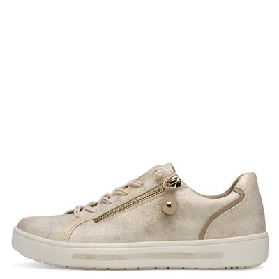 Jana cloudy gold elasticated trainer