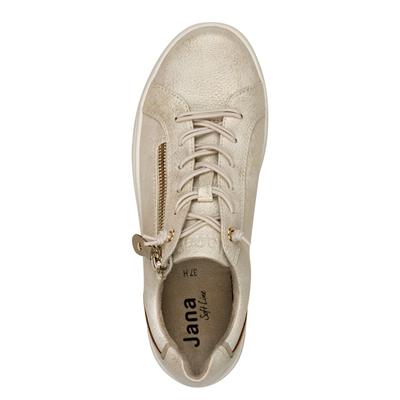 Jana cloudy gold elasticated trainer