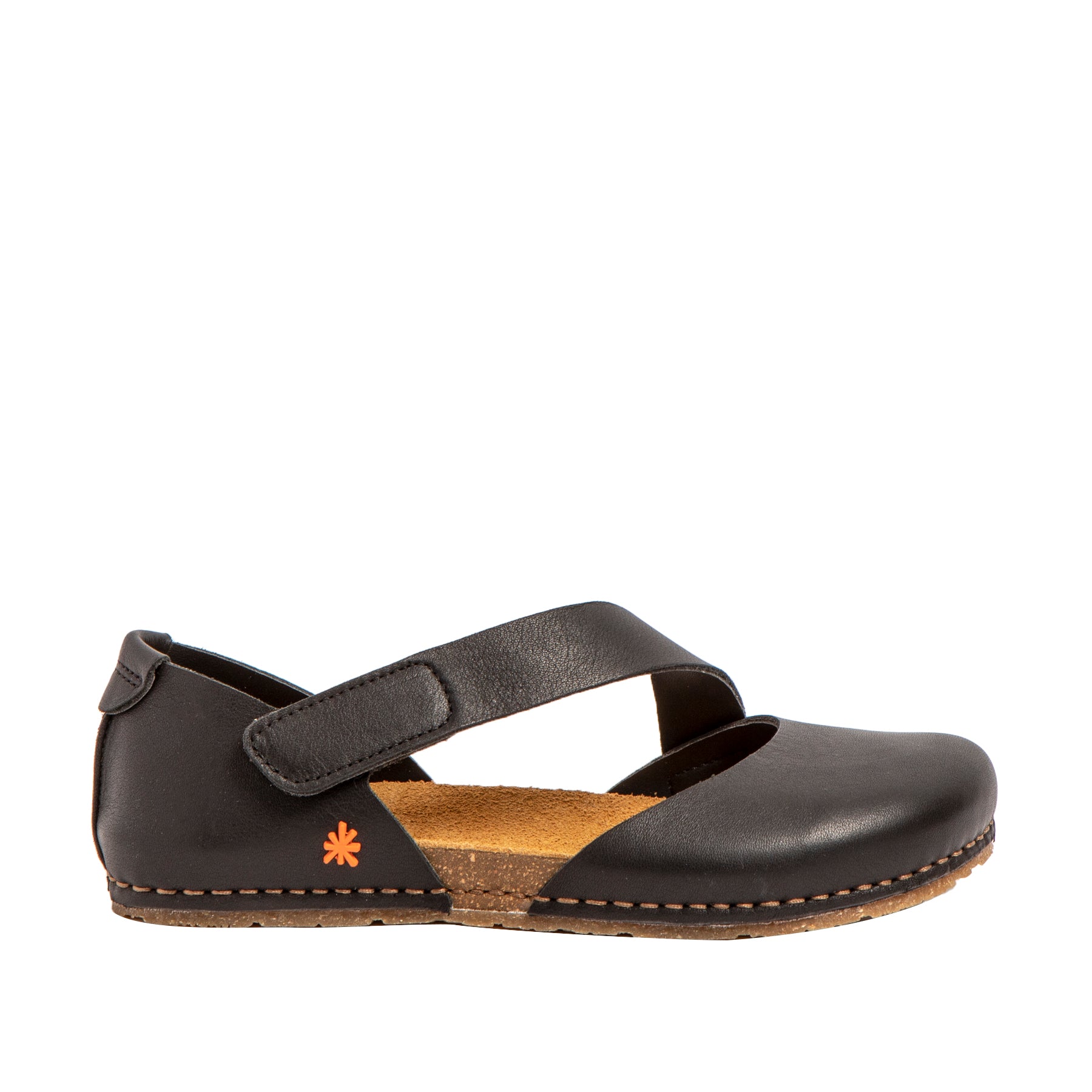 Art 0384 nappa Black sandal