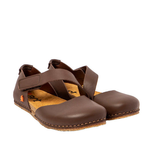 Art 0384 nappa brown sandal