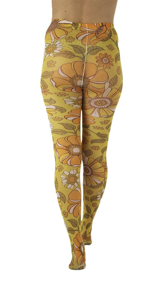 Pamela Mann Throwback Floral printed tights