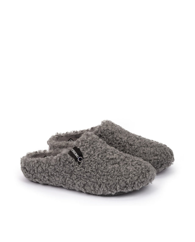 Verbenas York Curly Anthracite Slippers