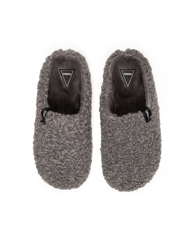 Verbenas York Curly Anthracite Slippers