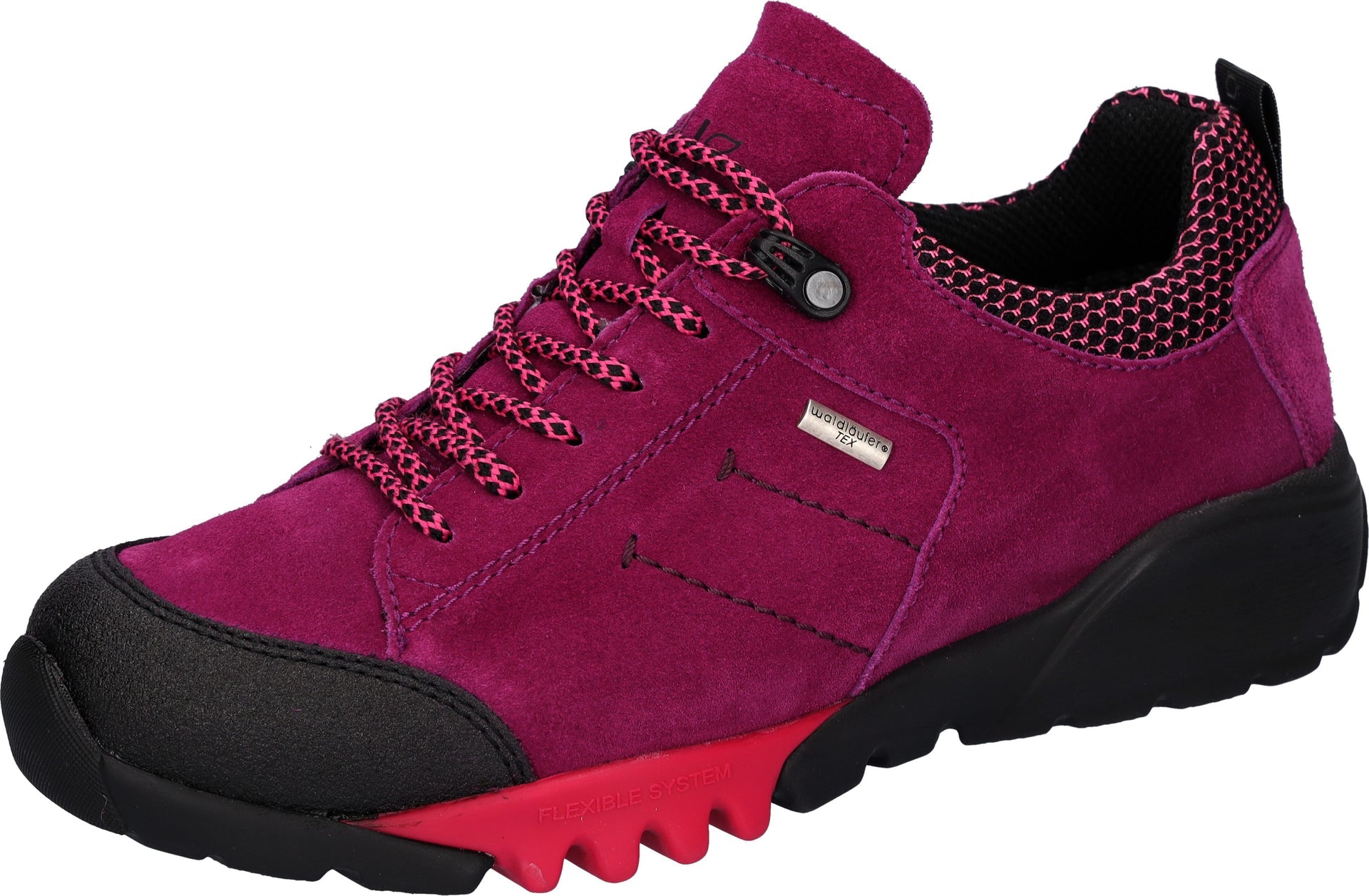 Waldlaufer H-Amiata Berry Fuchsia waterproof trainer