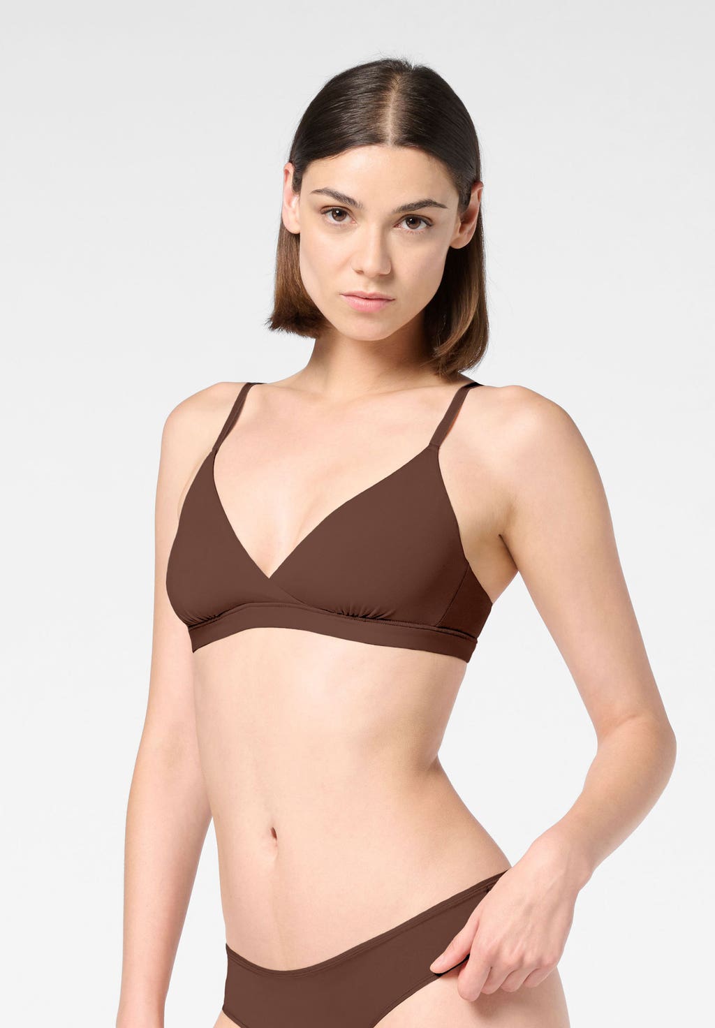 Oroblu Skinwear Bra- Dark Brown