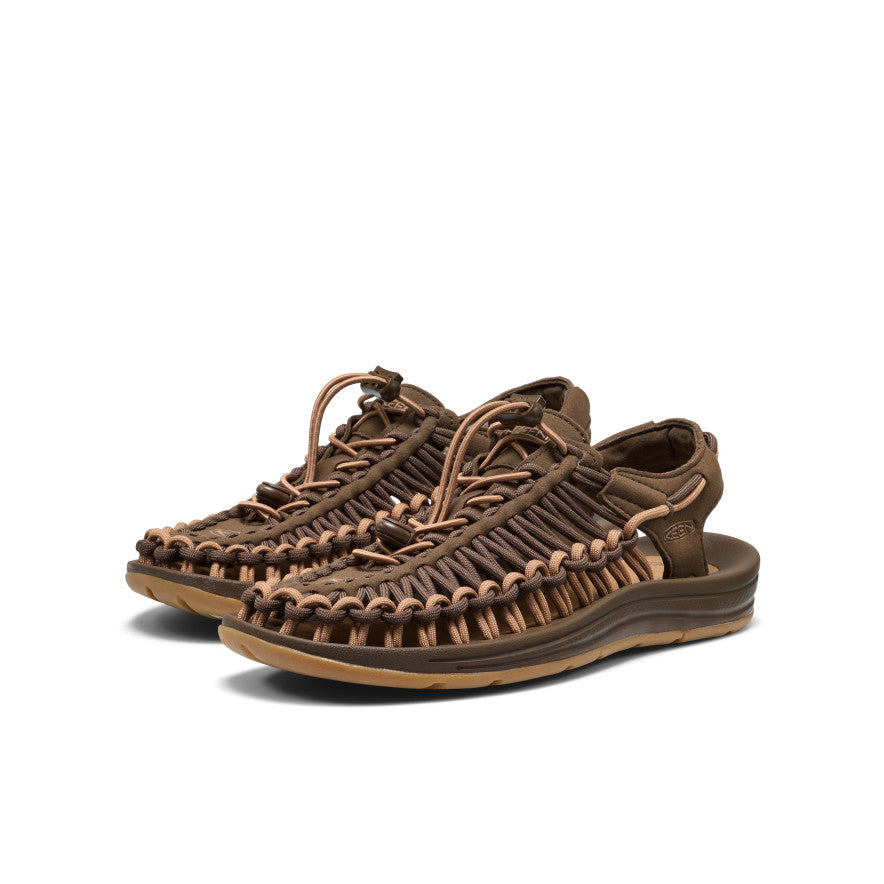 Keen Uneek Dark Earth/Chipmunk elasticated sandal