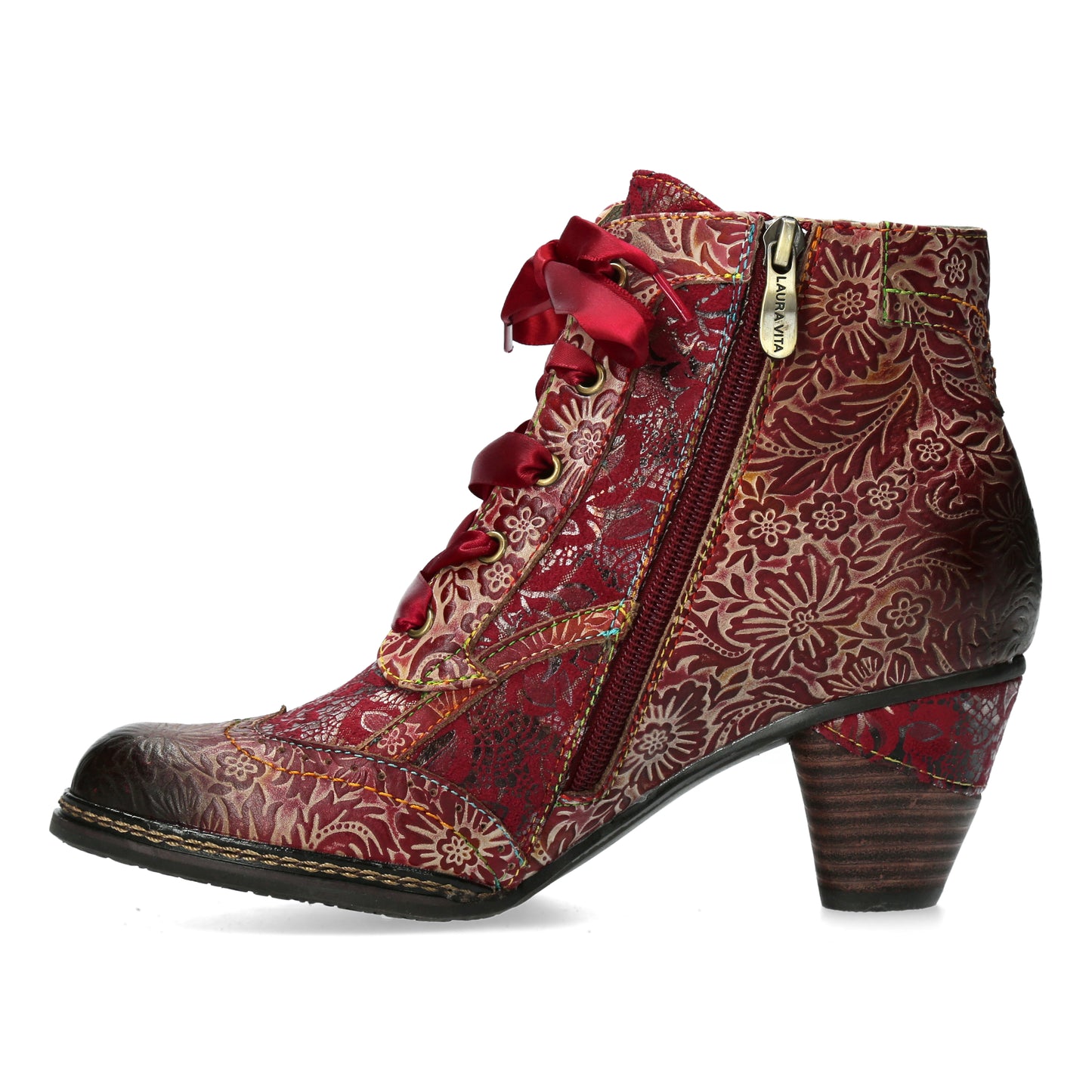Laura Vita Alcizeeo 01 framboise bootie