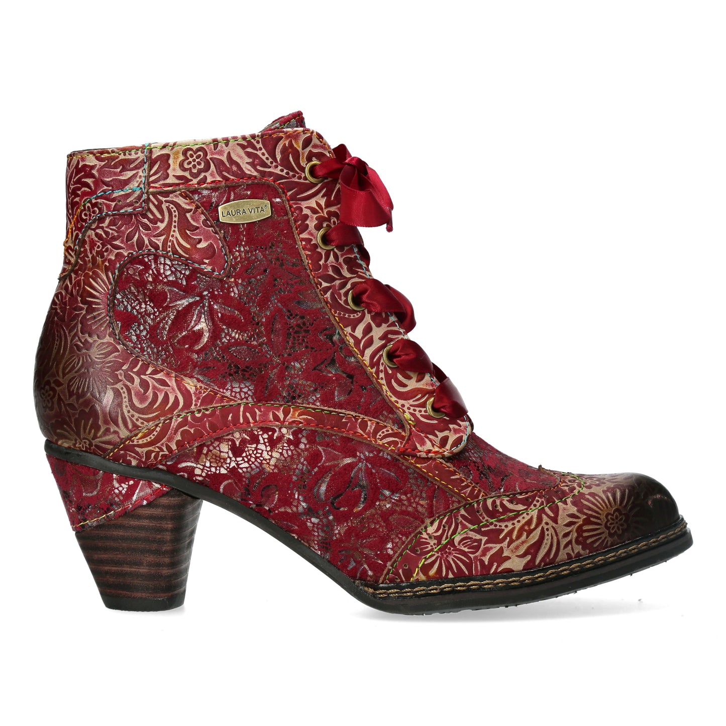 Laura Vita Alcizeeo 01 framboise bootie