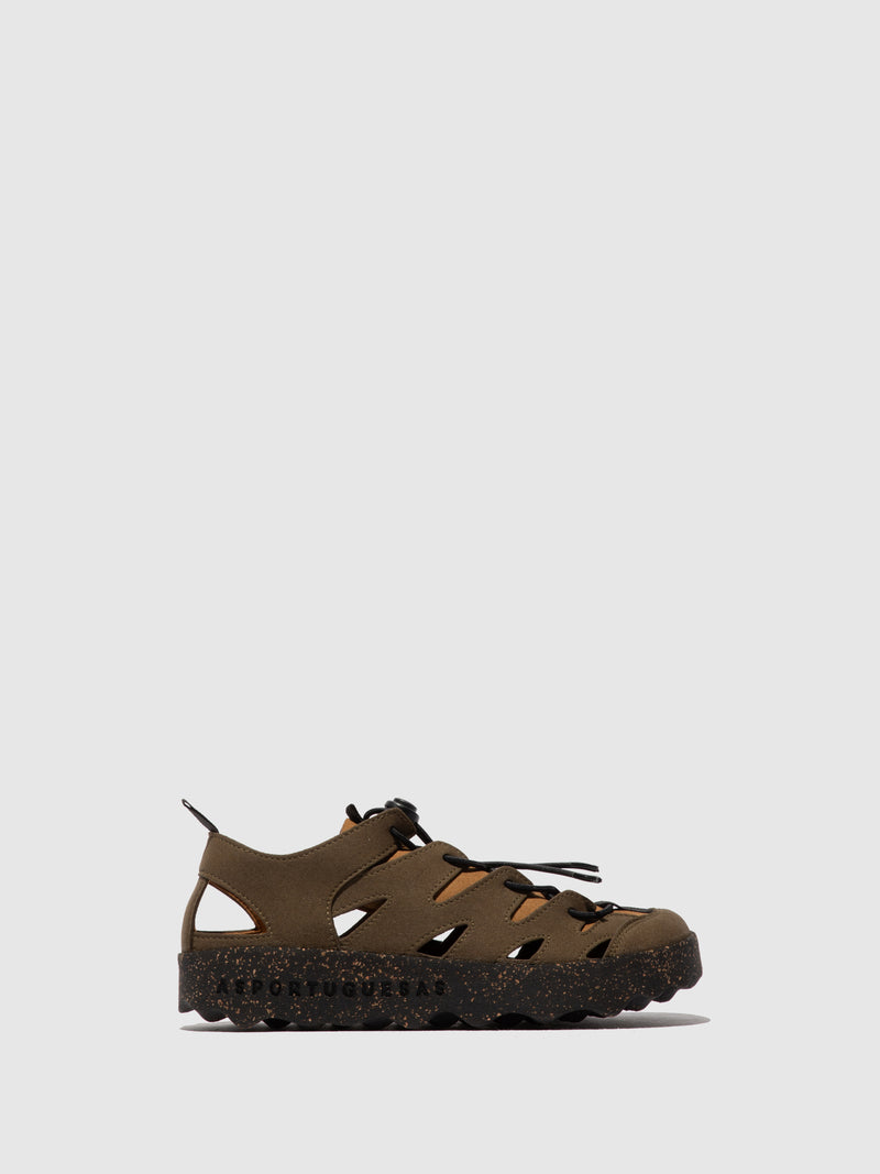 Asportuguesas Cure2 Militar/Tan Elasticated trainers