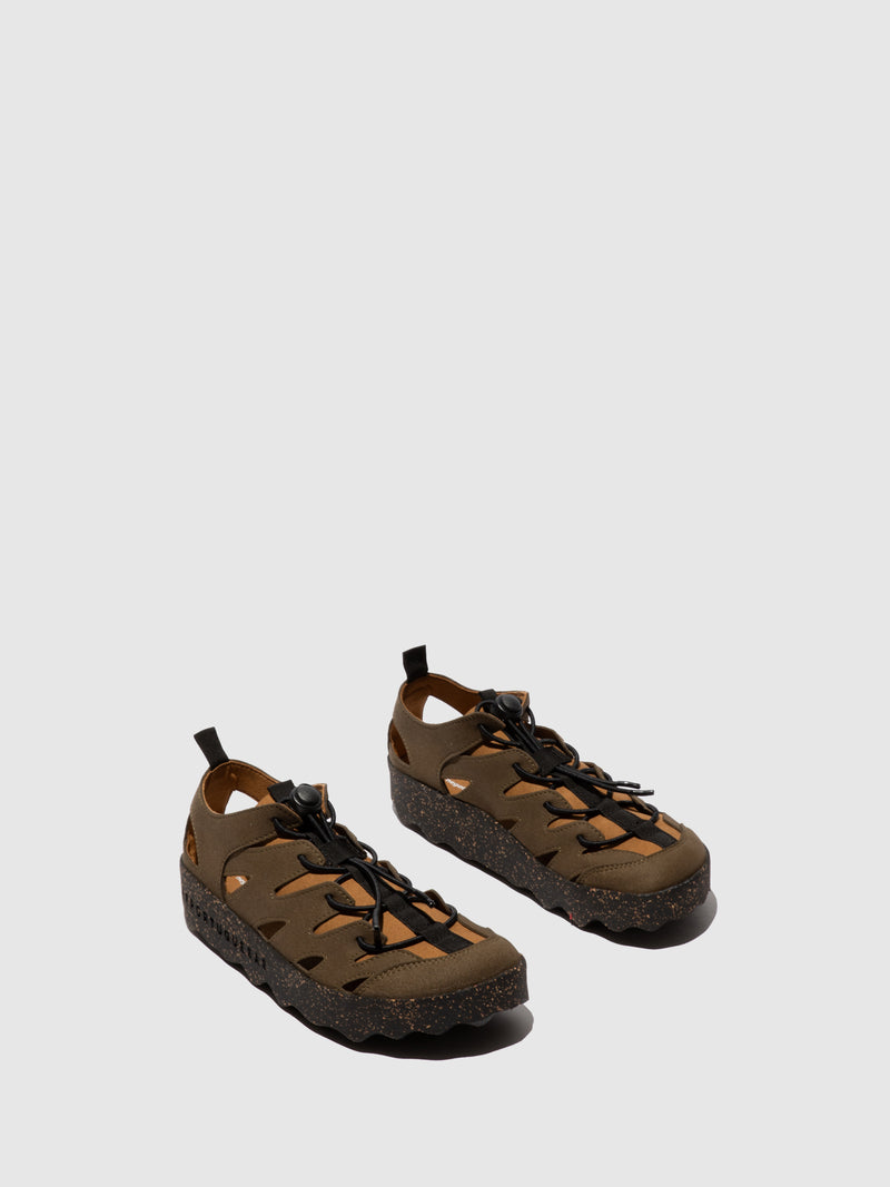 Asportuguesas Cure2 Militar/Tan Elasticated trainers
