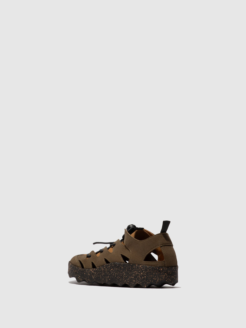 Asportuguesas Cure2 Militar/Tan Elasticated trainers