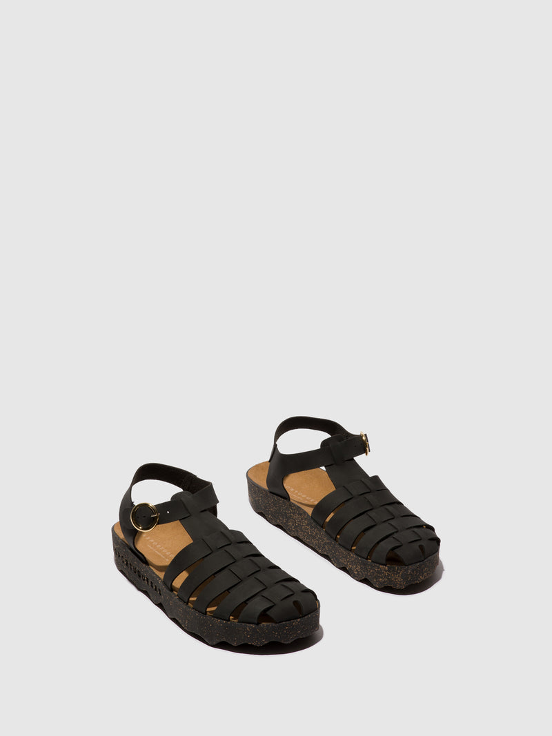 Asportuguesas Calix Black fishermen sandals