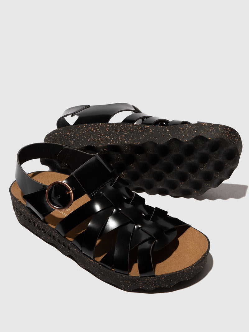 Asportugesas Cisco Black sandal