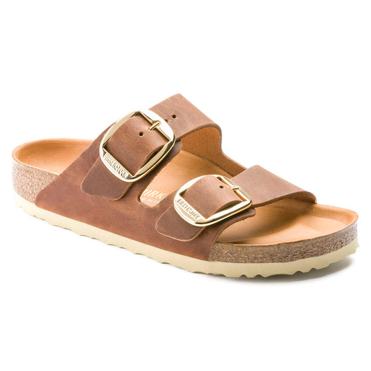 Birkenstock Arizona cognac Big Buckle Oiled Leather