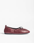 Yokono Renoir Leather Burgundy Ballet Flats