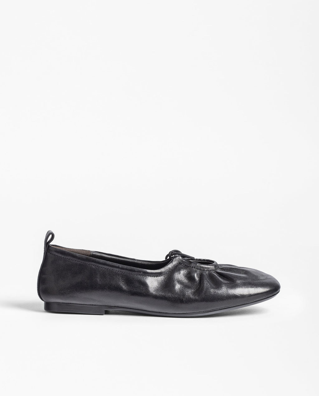 Yokono Renoir Leather Black Ballet Flats