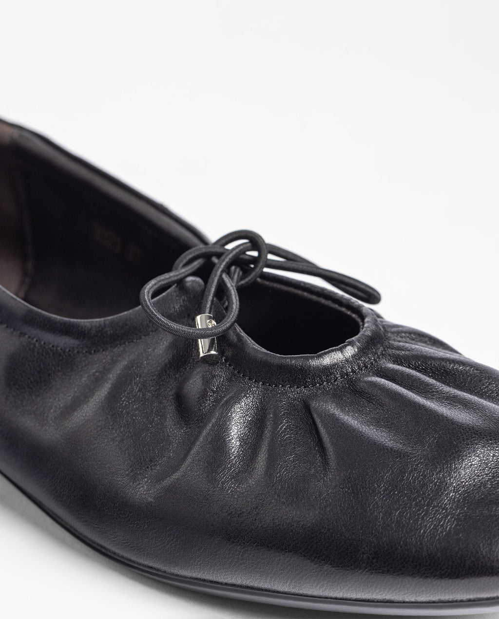 Yokono Renoir Leather Black Ballet Flats