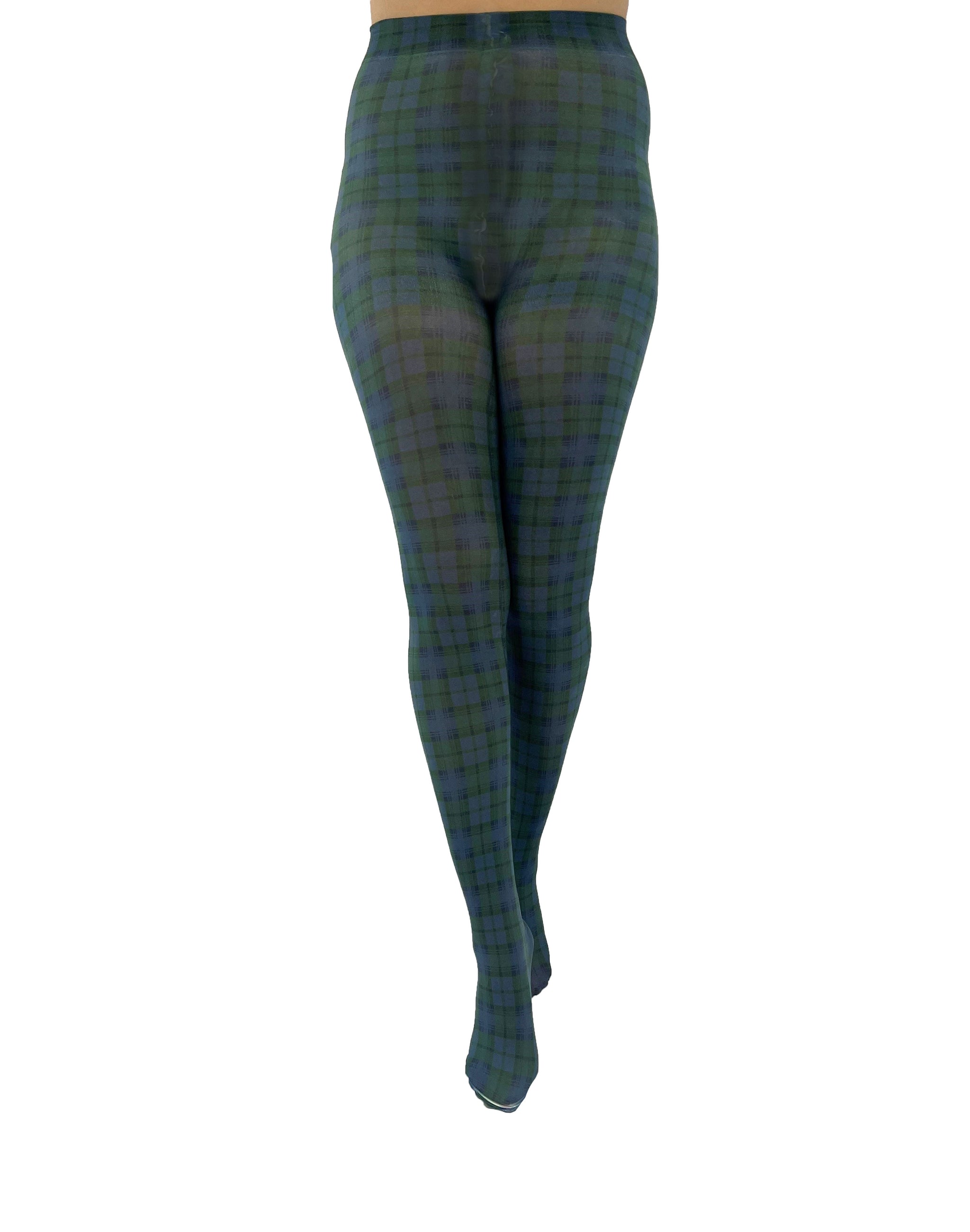 Pamela Mann Black Watch Tartan printed tights