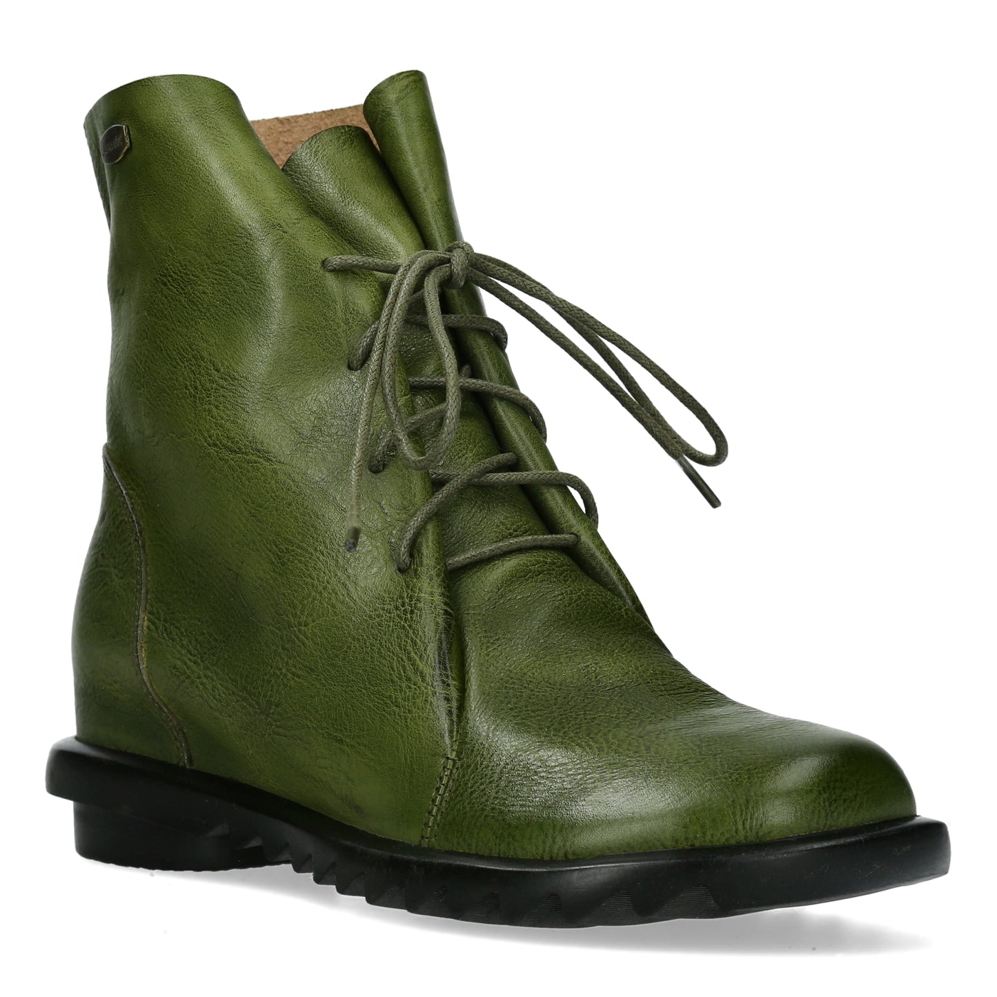 Laura Vita cyrielle 12 vert lace up boot