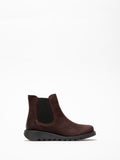 Fly Salv Antique Suede Burgundy Chelsea boot