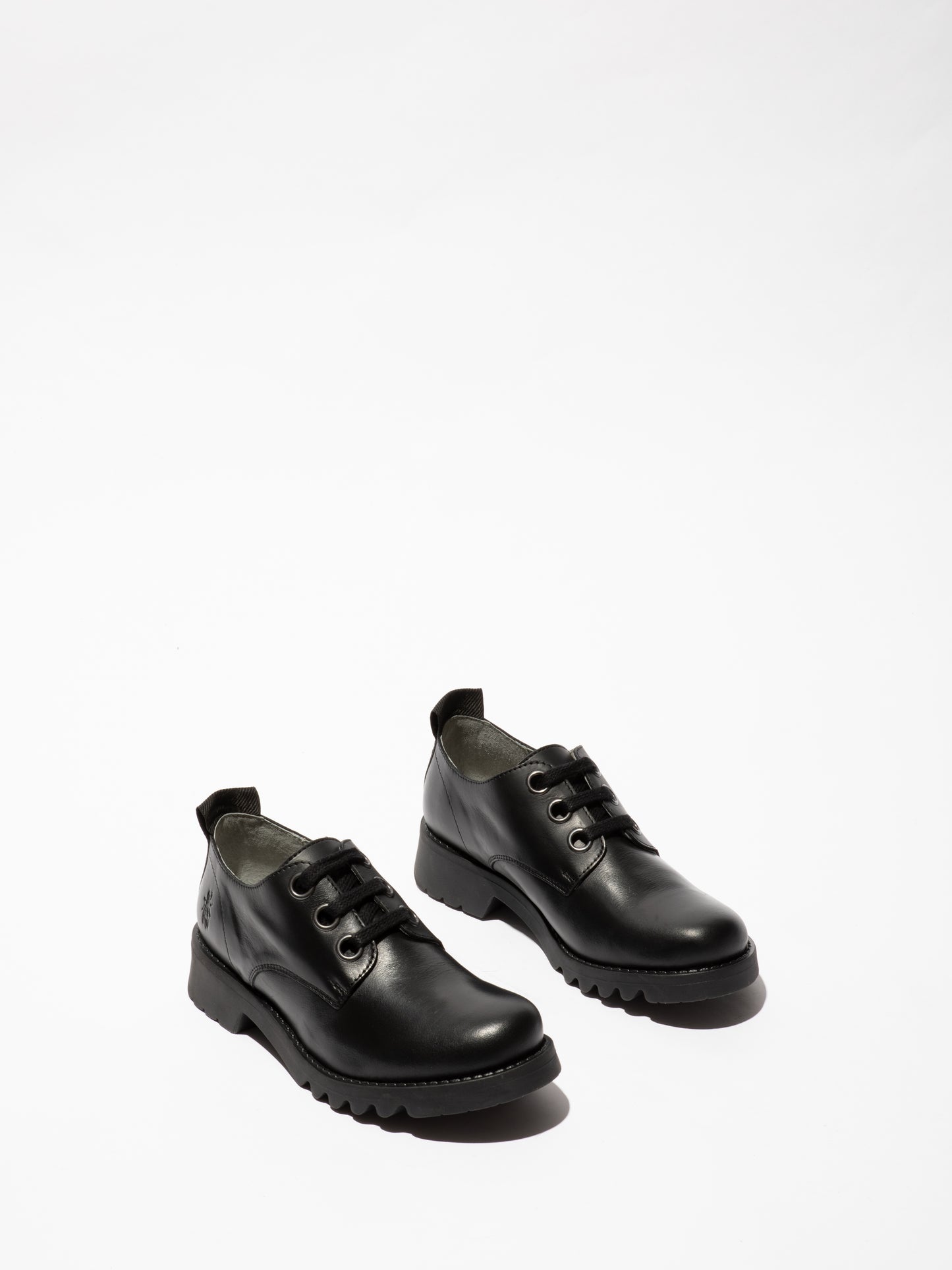 Fly Ruda Black lace up shoe