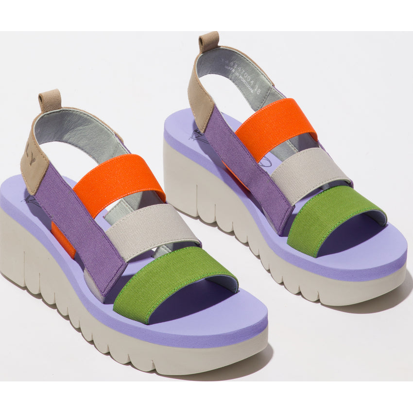 Fly Yere cloud multi colour strap sandal