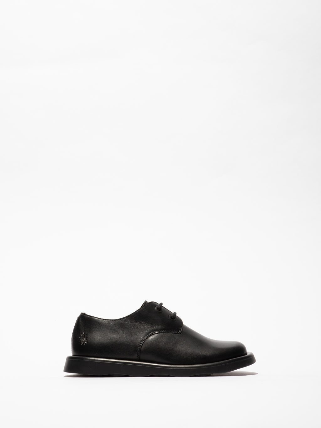 Fly Teni Burn Black lace up shoe