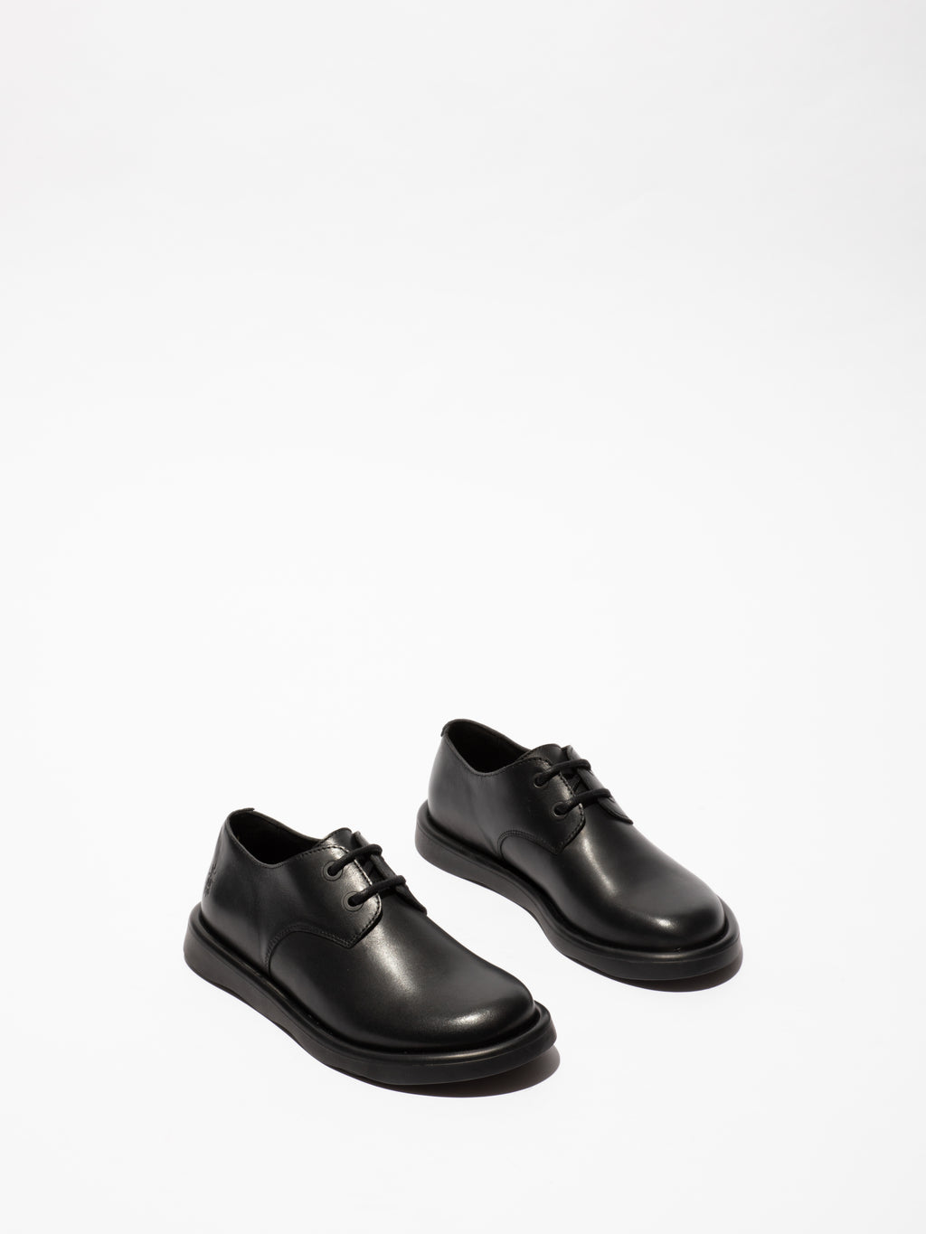 Fly Teni Burn Black lace up shoe