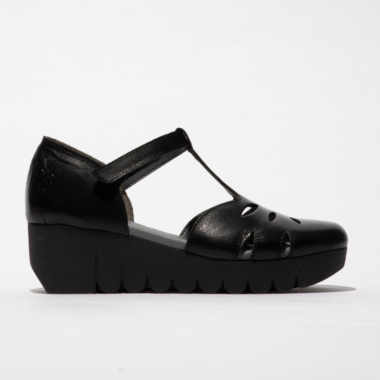 Fly Velt wedge sandal black