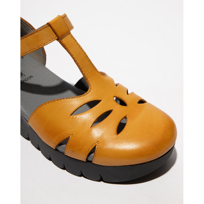 Fly Velt wedge Sandal Mustard