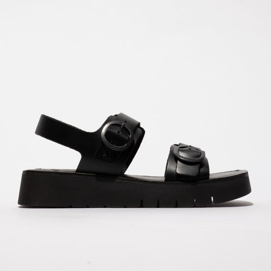 Fly Solb black sandal