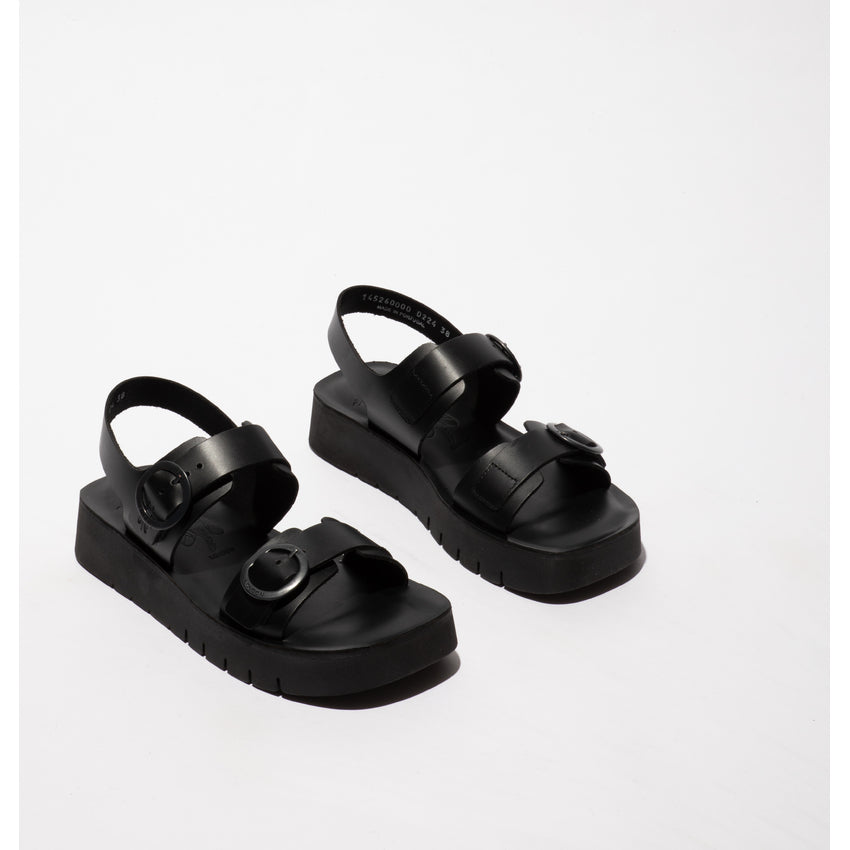Fly Solb black sandal