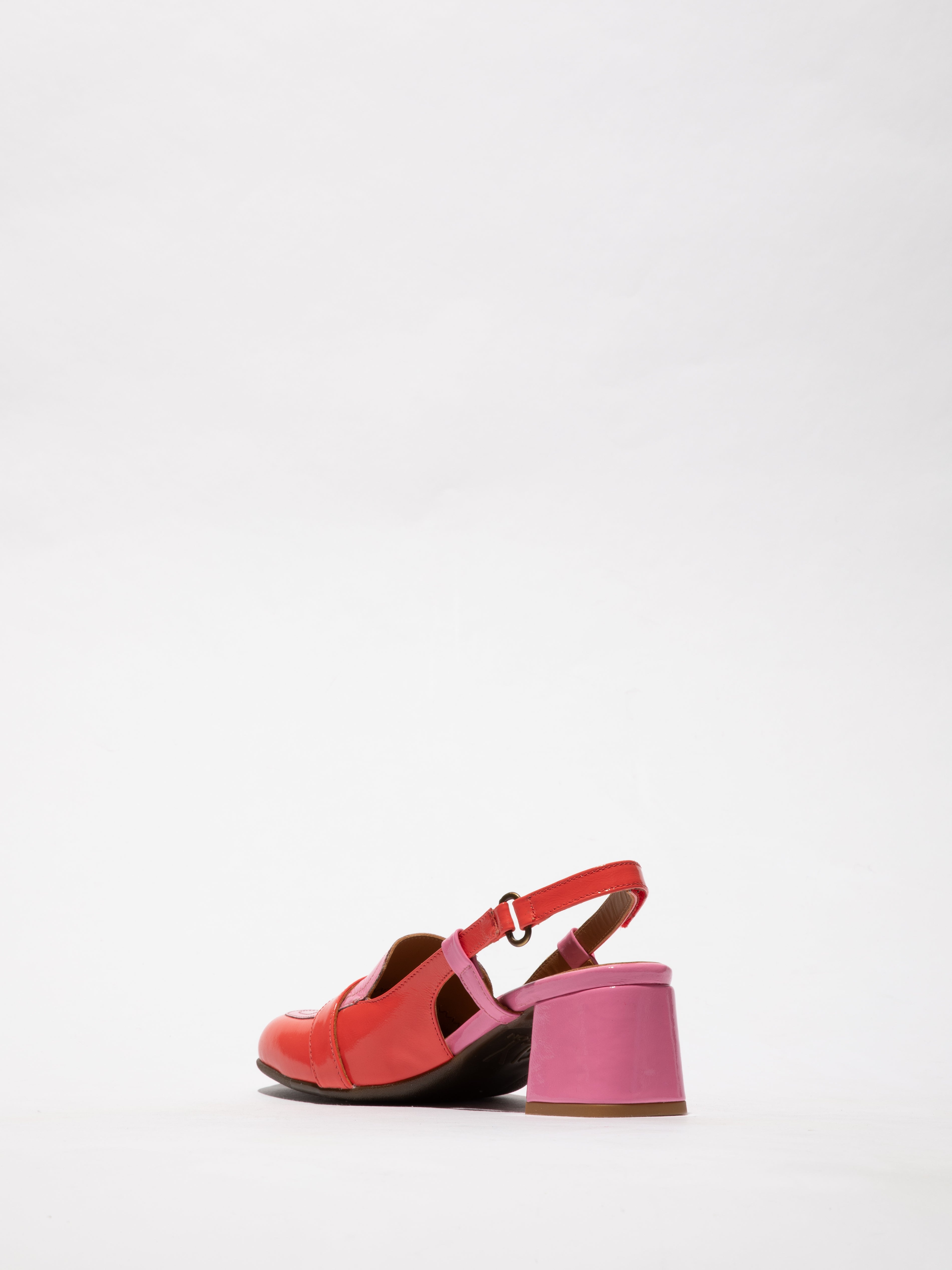 Fly Pemy Nappalak pink/scarlet sling-back heel