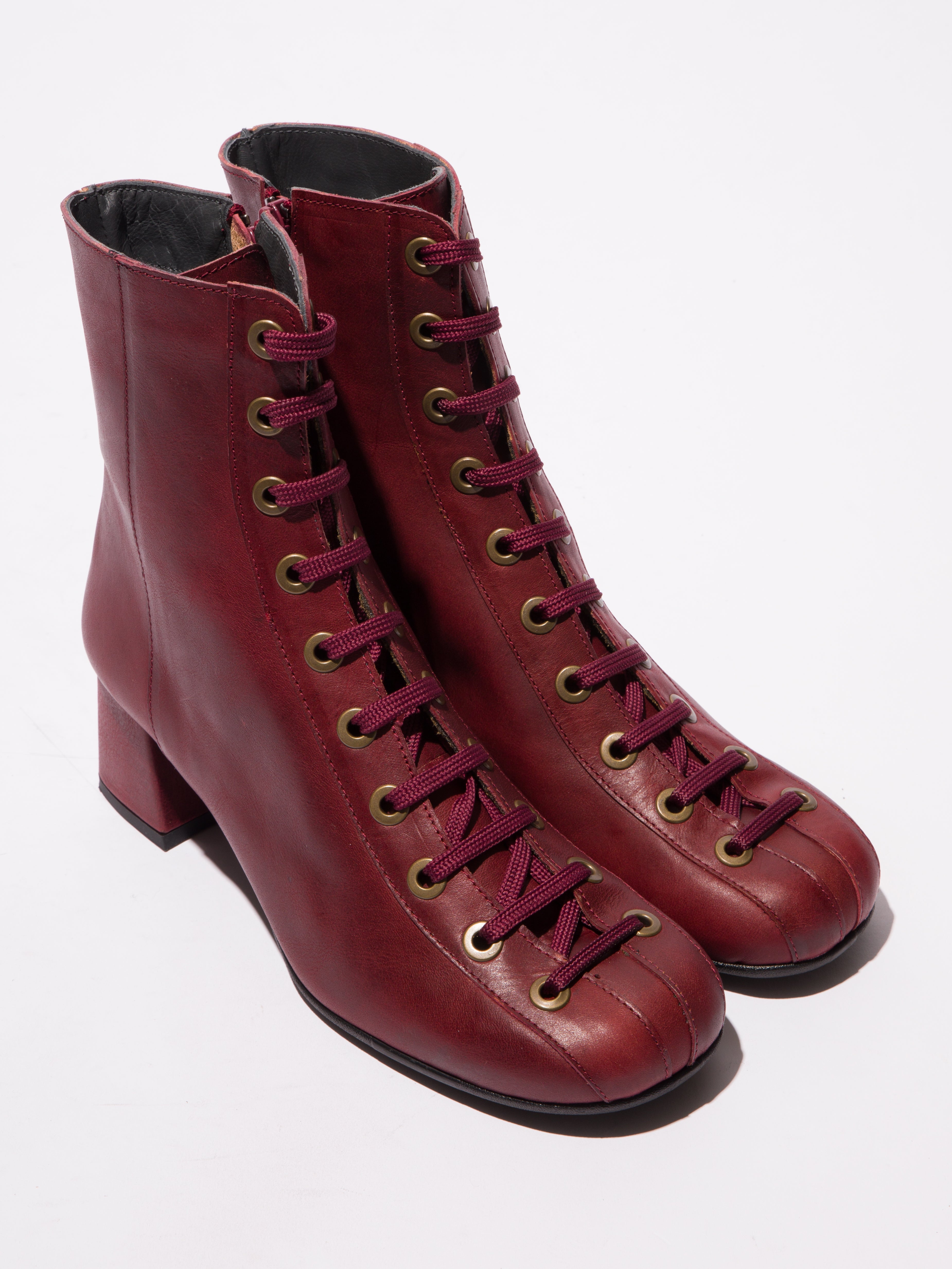 Fly Perk Sebta Red Lace up boot