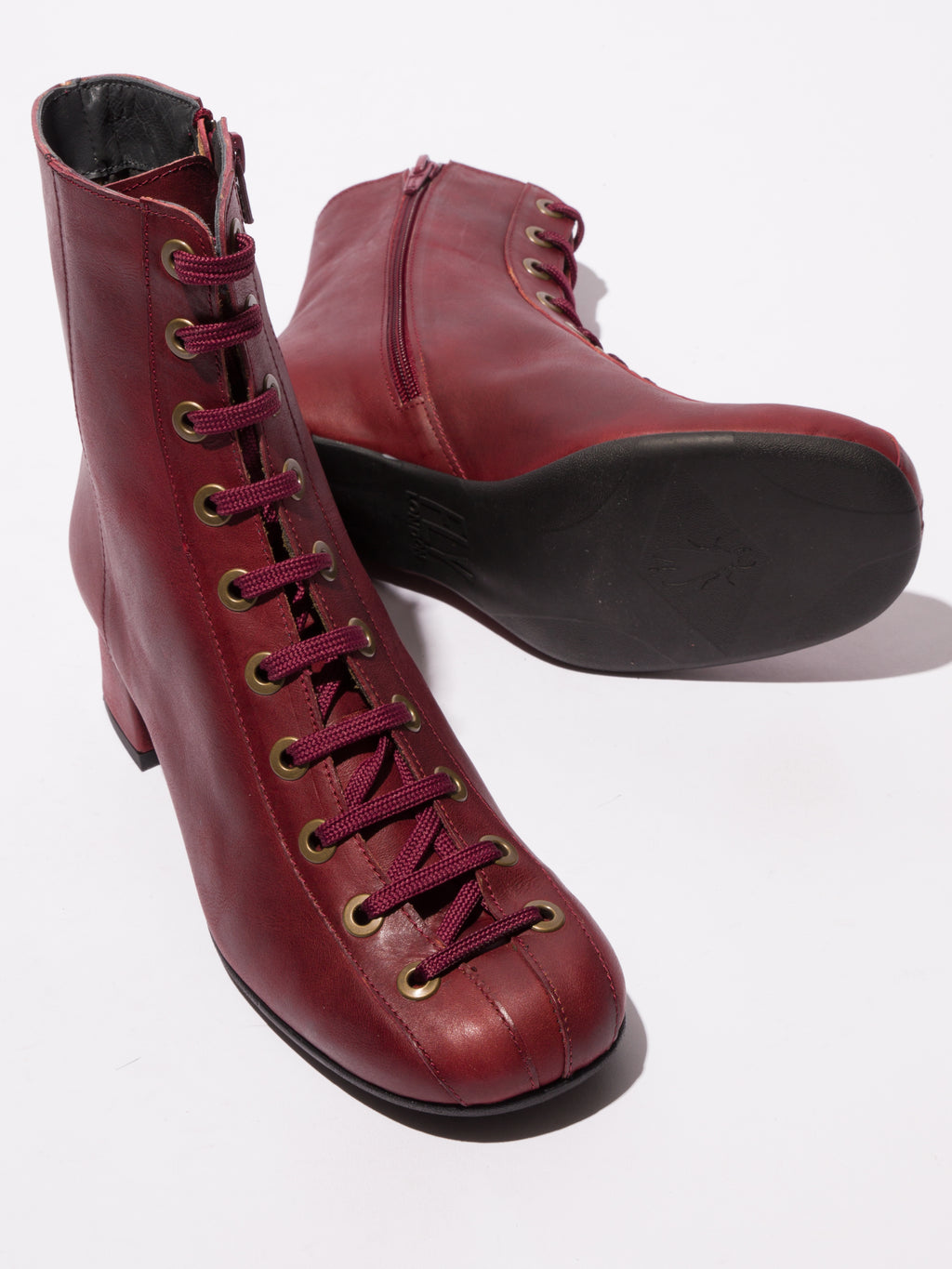Fly Perk Sebta Red Lace up boot