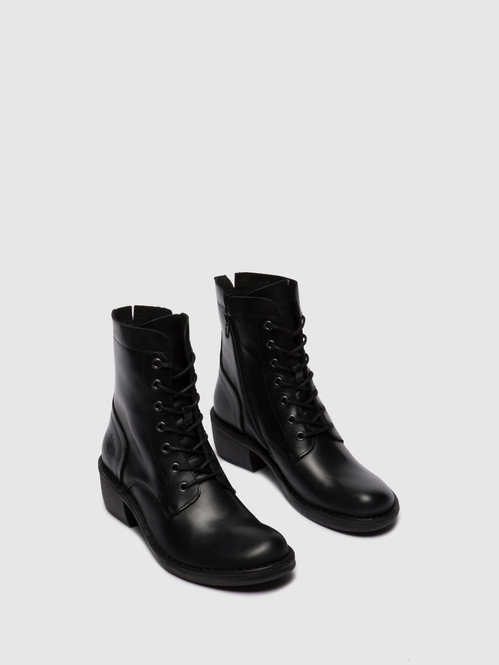 Fly Milu Black lace up boot