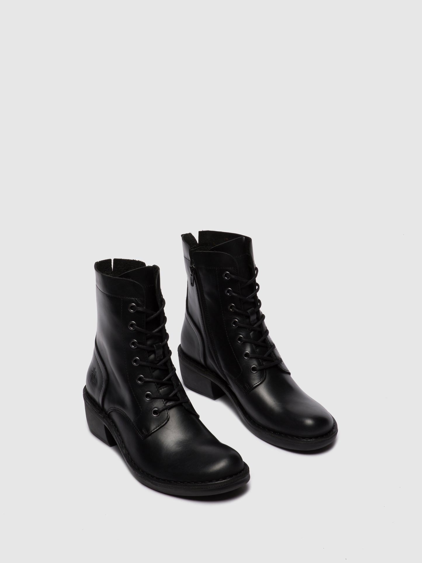 Fly Milu Black lace up boot
