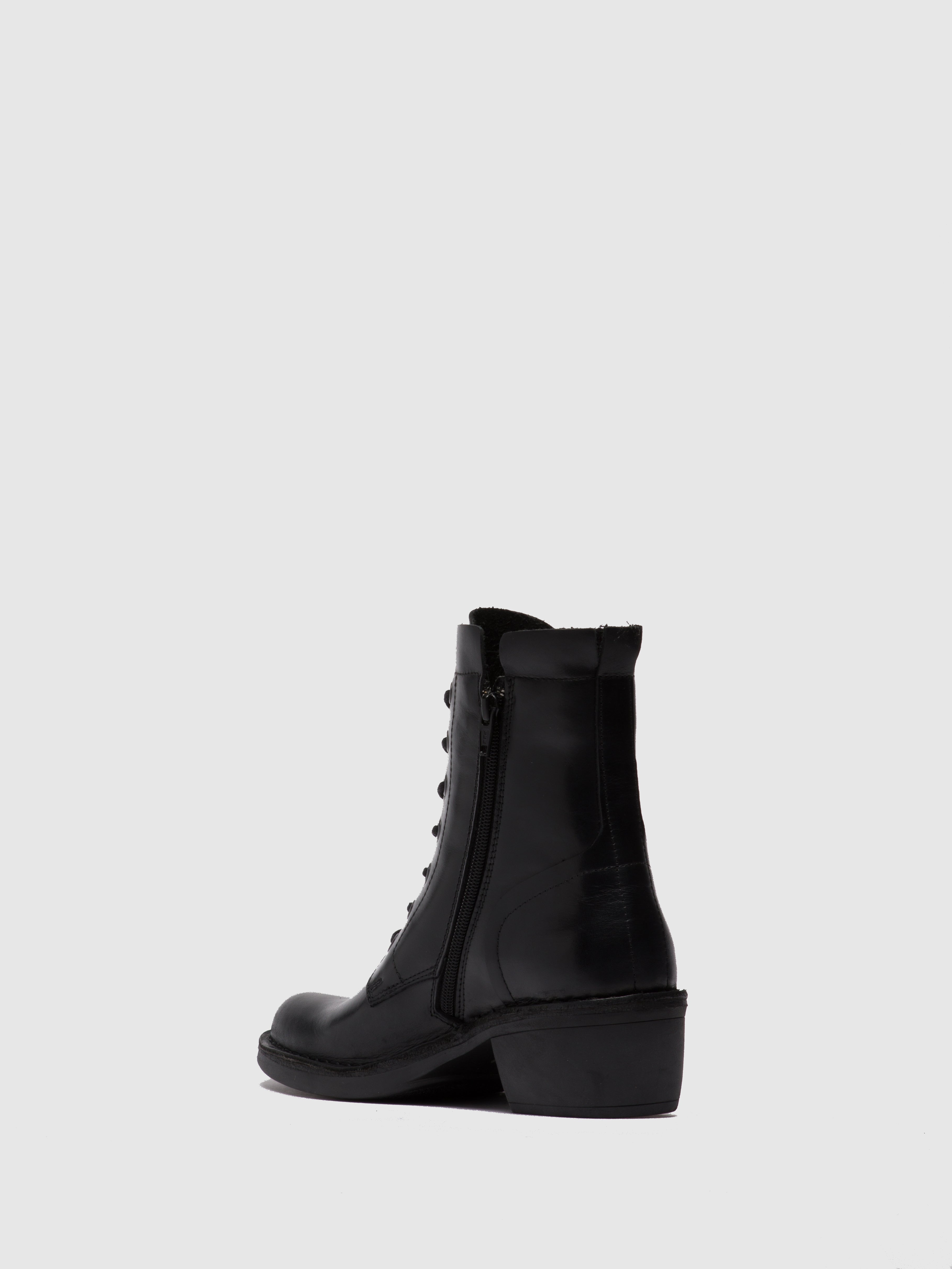 Fly Milu Black lace up boot