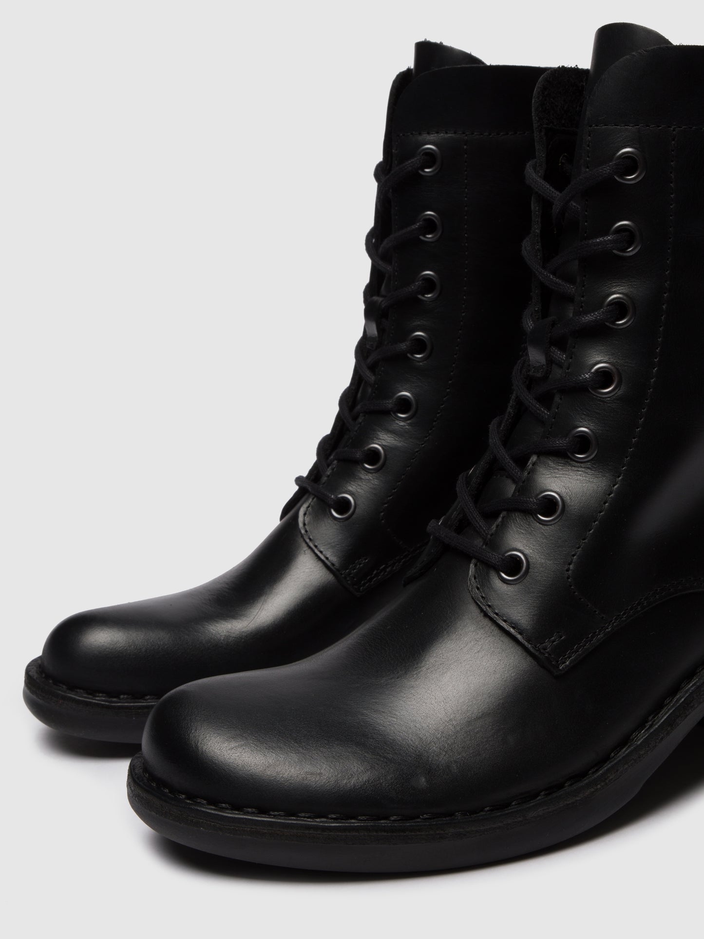 Fly Milu Black lace up boot