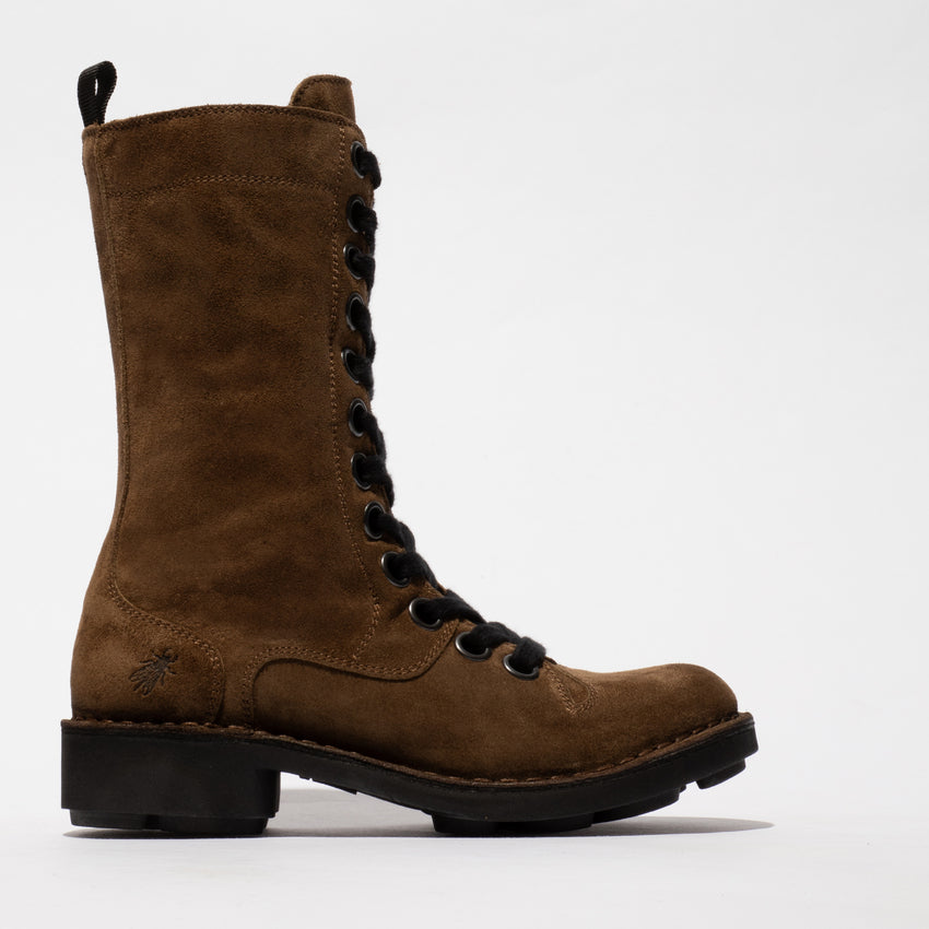 Fly Nole Oil Suede Elephant lace up boot