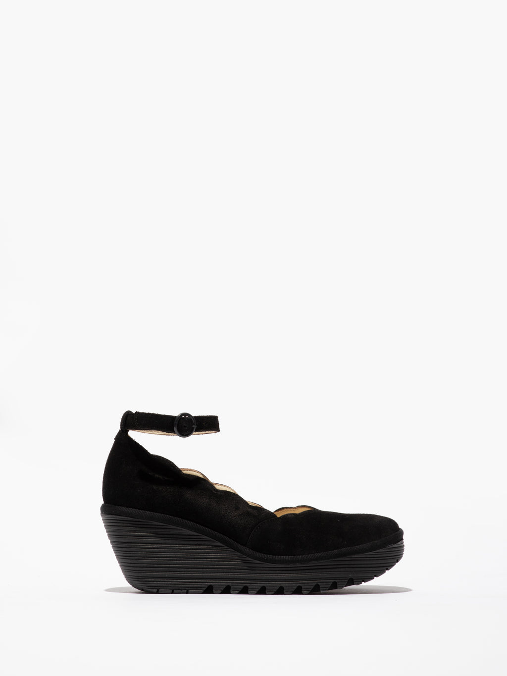 Fly Yold Oil Suede black Shoe