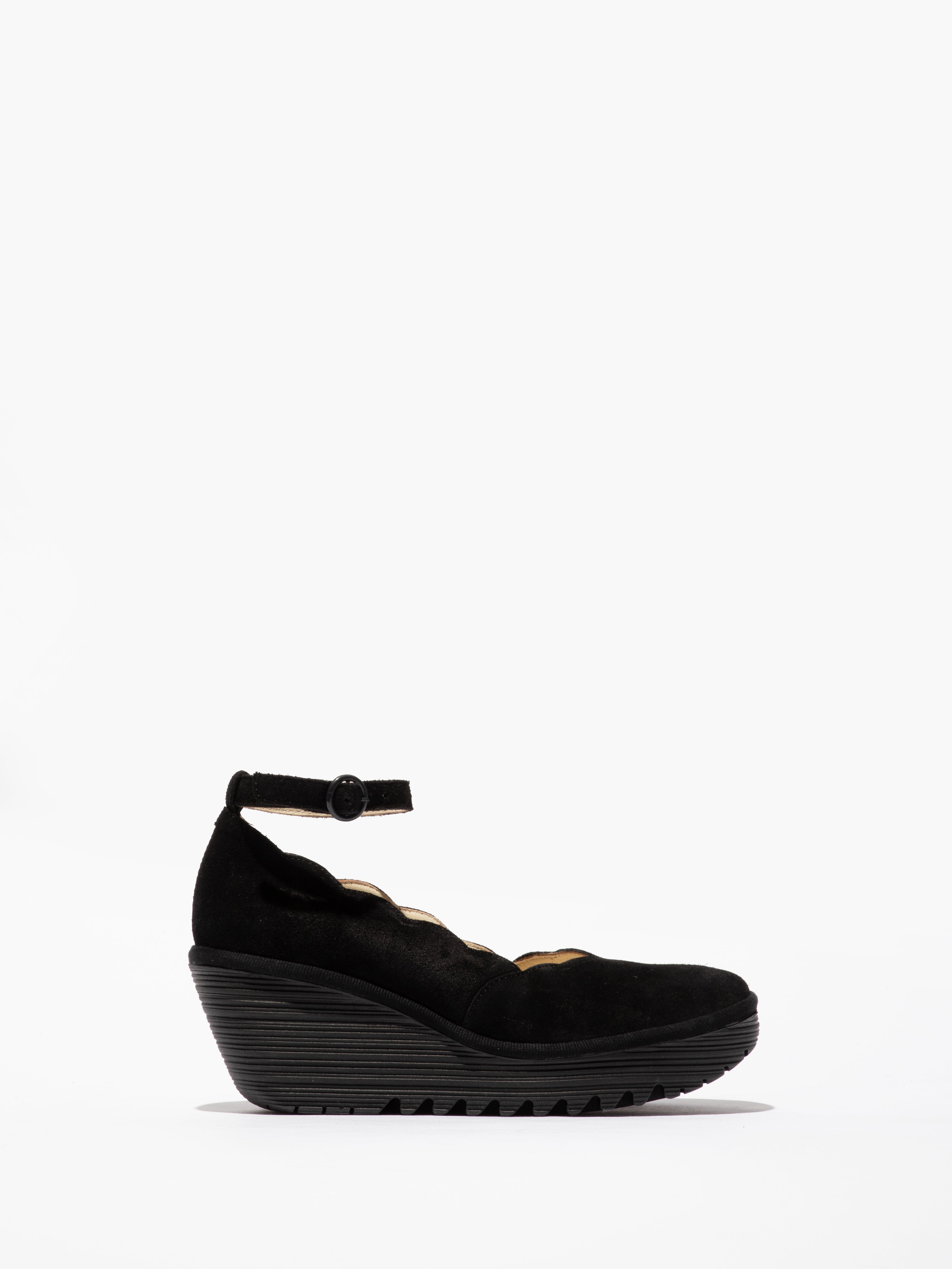 Fly Yold Oil Suede black Shoe