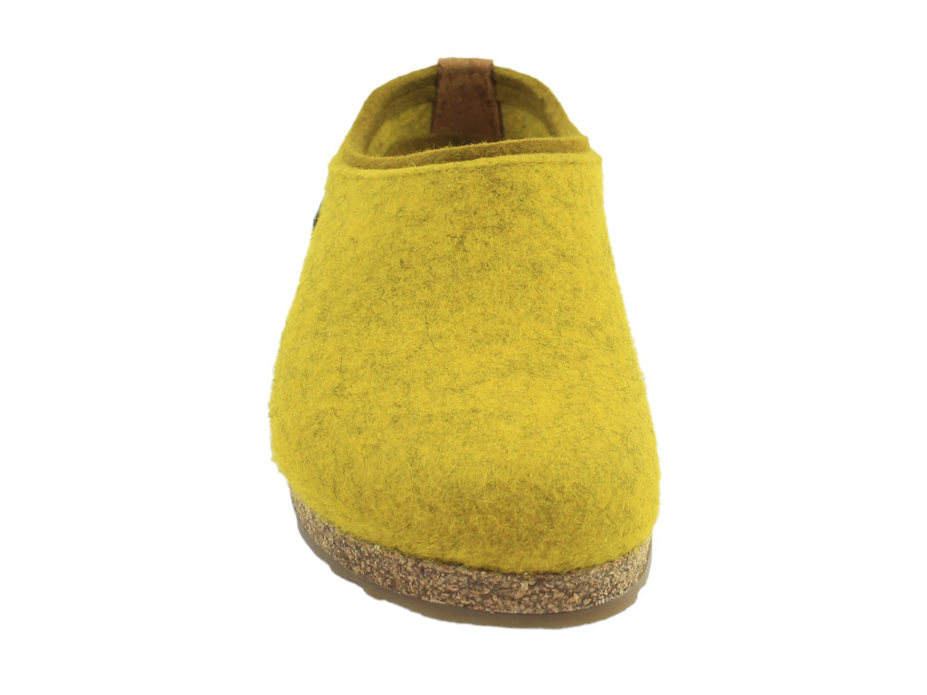 Haflinger Grizzly Kris Clog slipper Curry