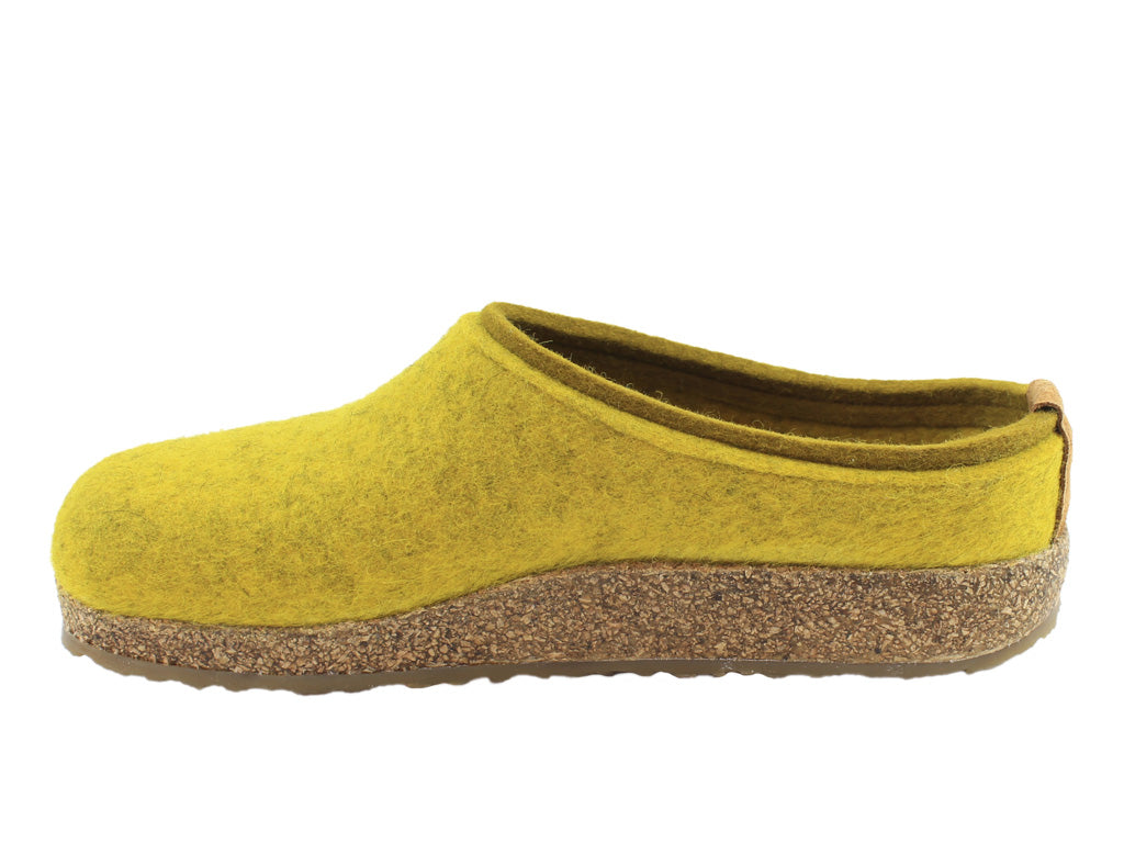 Haflinger Grizzly Kris Clog slipper Curry