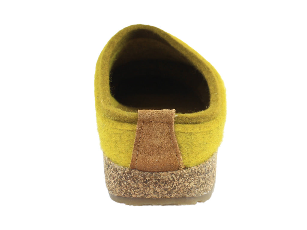Haflinger Grizzly Kris Clog slipper Curry
